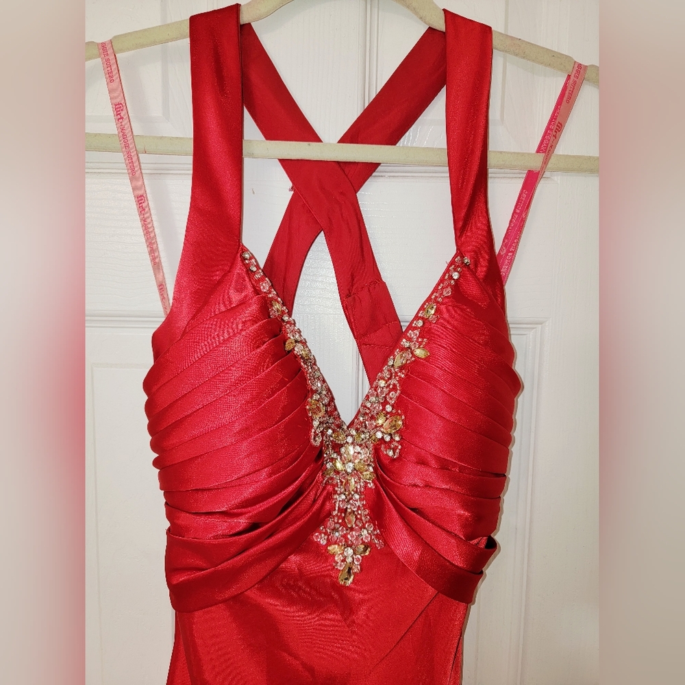 Maggie Sottero Flirt Red Evening Gown